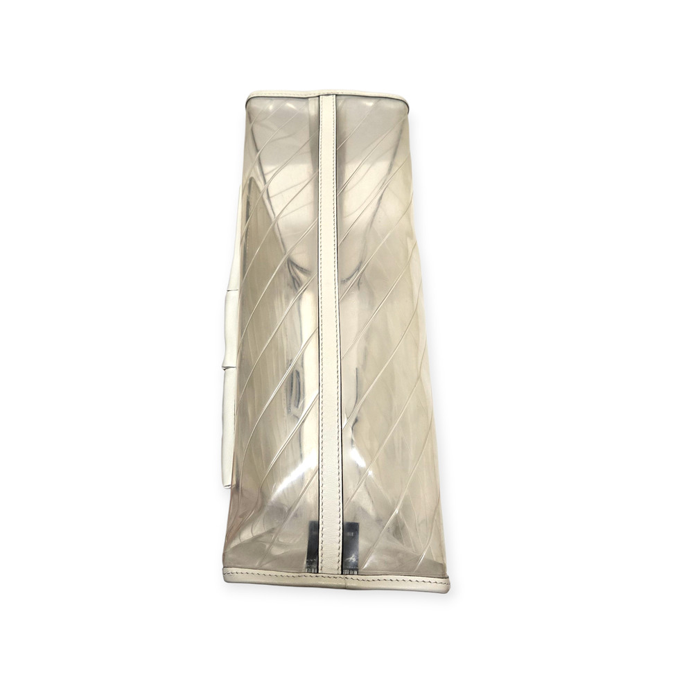 Fendi White Clear 2019 Medium Peekaboo Defender Clear‎ White Authentic Bag - Picture 6 of 11